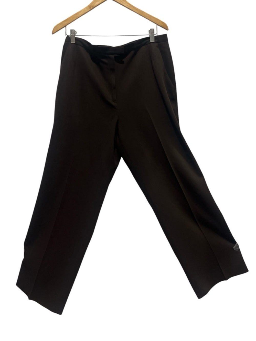Lafayette 148 Brown Slightly Flared Pants Sz 10